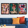 Wallity Cuadro Decorativo Enmarcado Desconocido (3 Piezas)